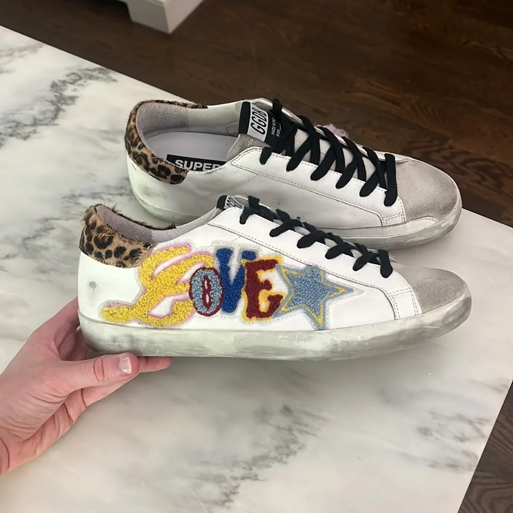 Golden Goose Women's Sneakers with Multicolor Design - Picture 2 of 8